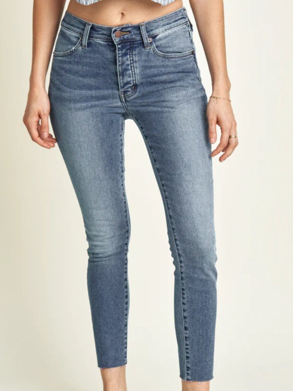 Denim 24/7 Women's Straight Leg Slimming Jeans 14W